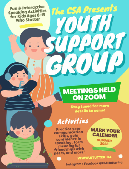 Youth support group poster